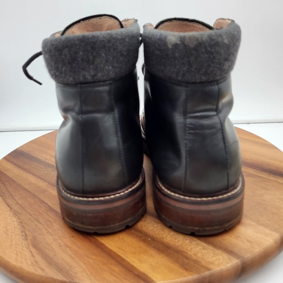 Warfield & Grand Chukka Boots Mens Size 11.5 Black Leather Allen Dress Boots‎ - Picture 11 of 16